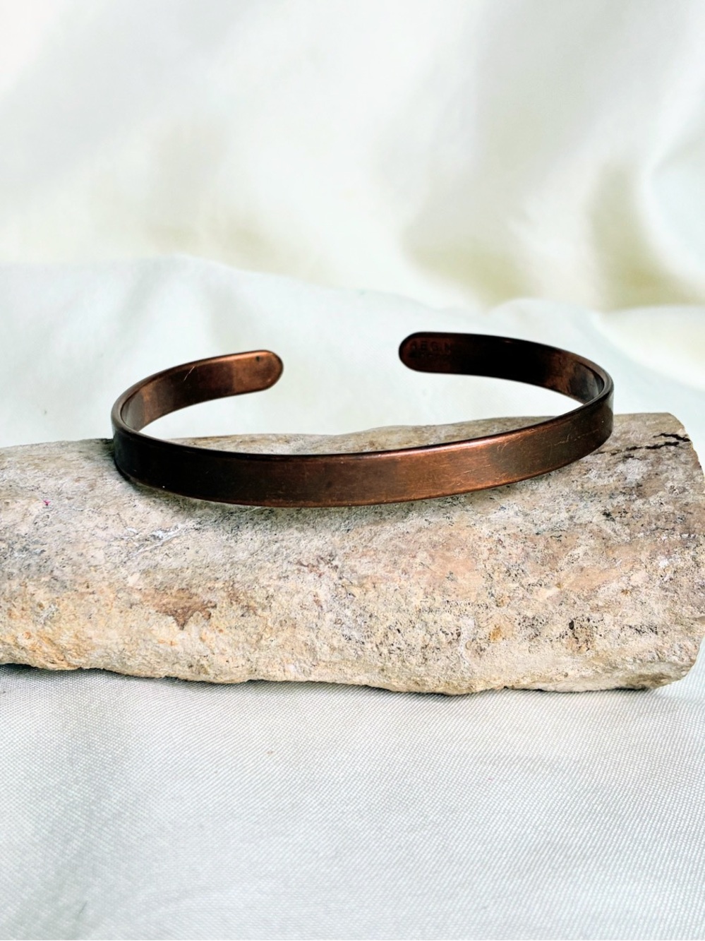 Copper Minimalist Cuff Bracelet